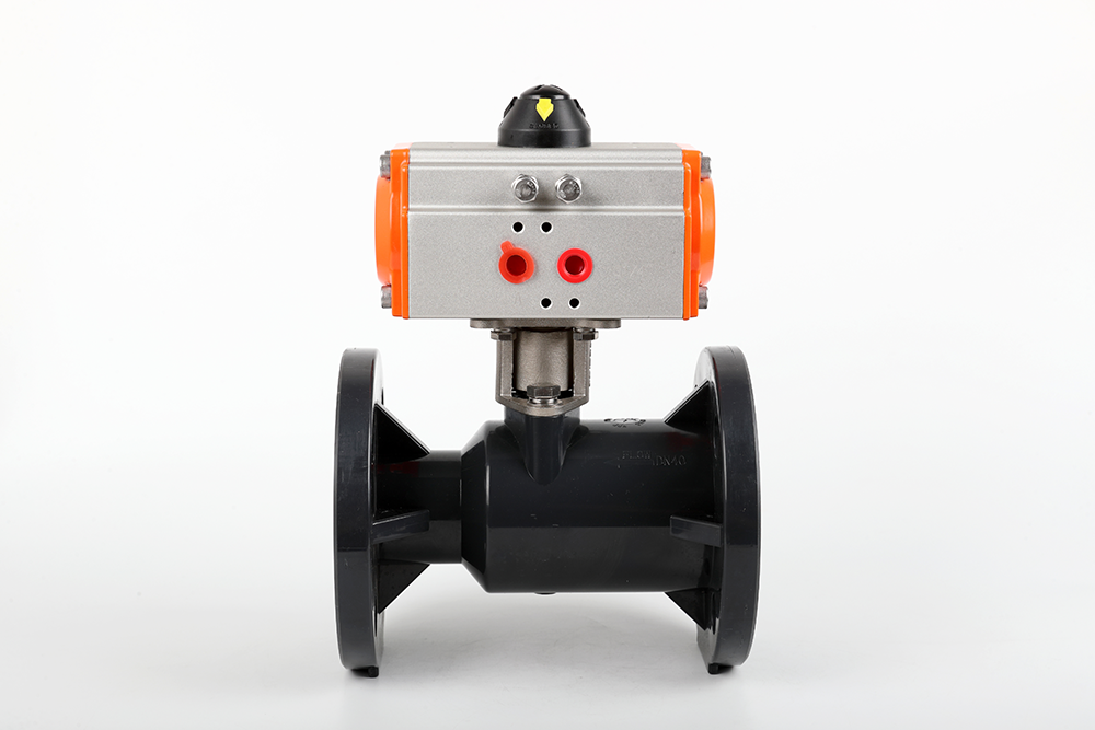 张家川气动法兰一体球阀